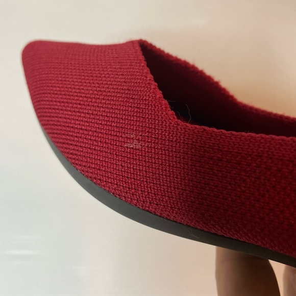 Rothy’s The Point Flat In Chili Red Size 10 - Picture 7 of 7